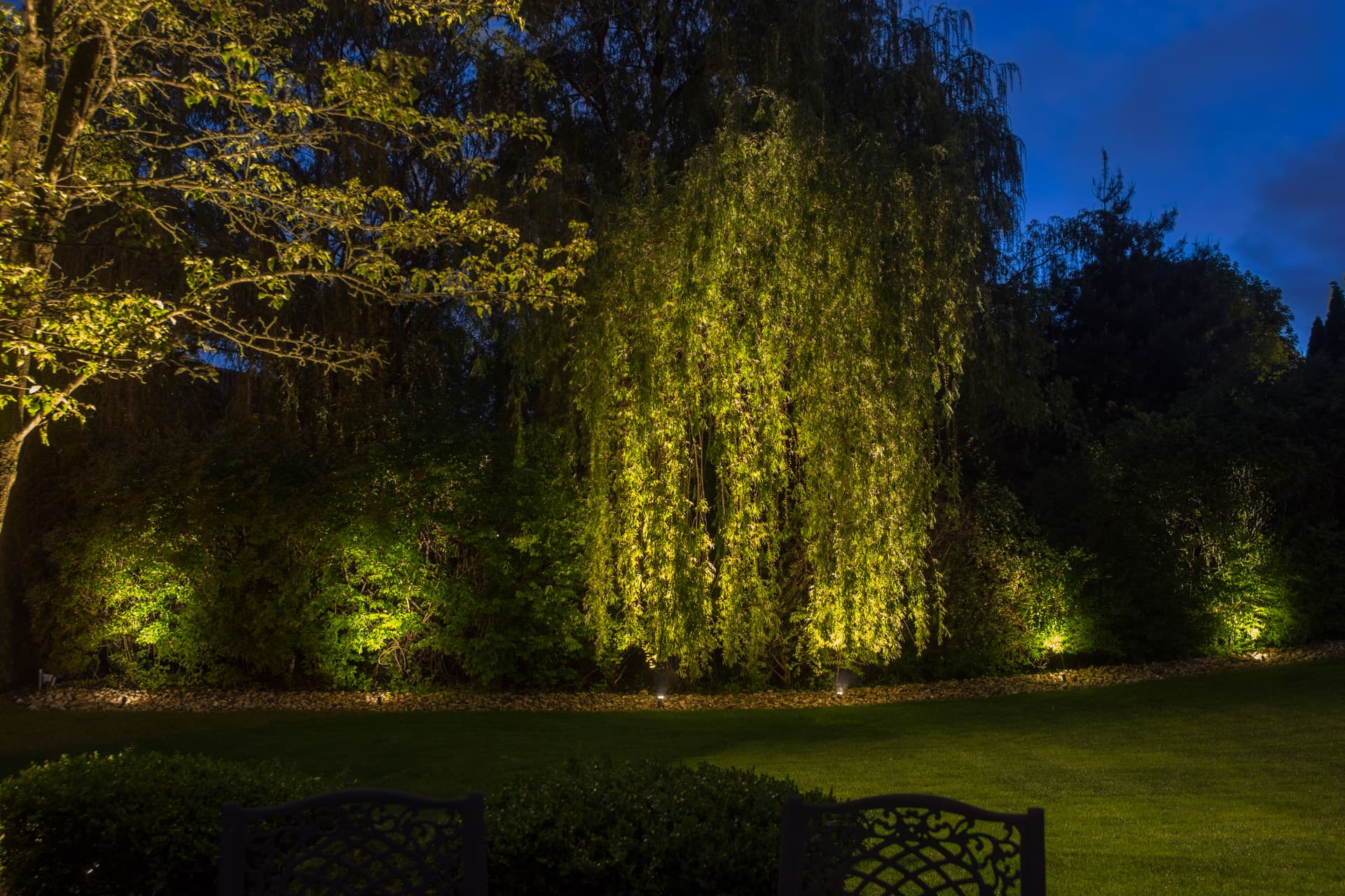 Elegant Outdoor Lighting Transformation in Easton PA