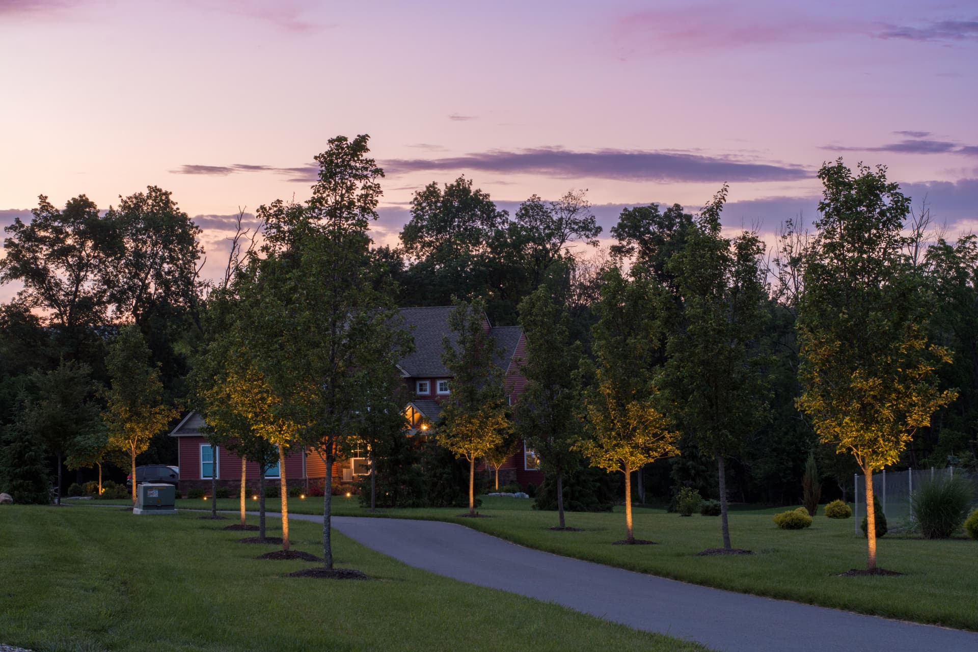 Subtle Landscape Lighting for Nazareth Home image