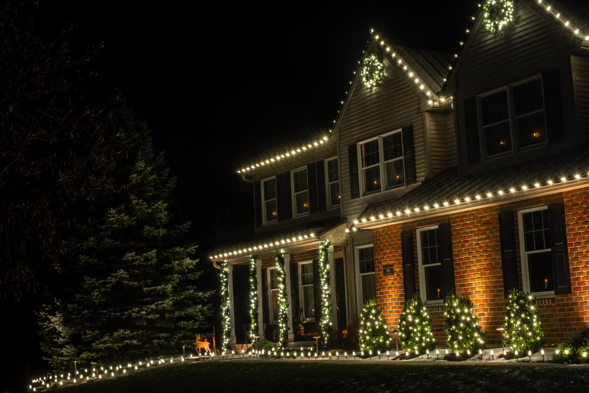 Christmas Lighting in Easton, PA image